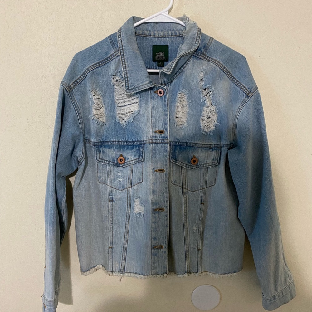 Ripped Denim Jacket